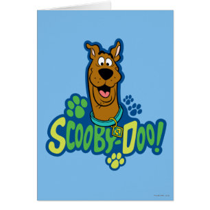 Emblem för tecken för Scooby-Doo tasstryck Hälsningskort