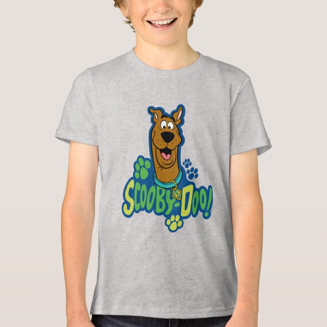 Emblem för tecken för Scooby-Doo tasstryck Tee (Framsida)