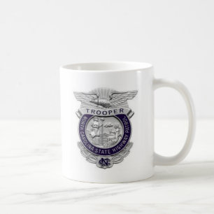 Emblem för Trooper för North Carolina statligt Kaffemugg