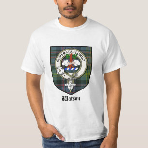 Emblem för Tshirt/för Tartan/för klan för Wats Tee Shirt