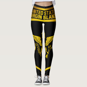 Emblem för US Virgin Islands Leggings