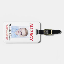 Emblem för varning för IS för beställnings- Bagagebricka