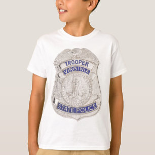 Emblem för Virginia statligt Trooperpolis T-shirt