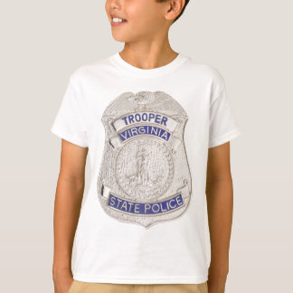 Emblem för Virginia statligt Trooperpolis T-shirt