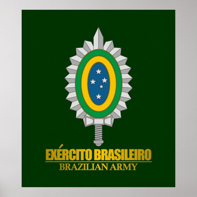 Emblem från Brasilianska armén Poster (Framsidan)