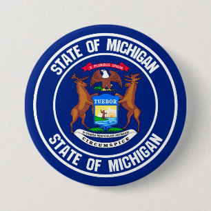 Emblem från Michiganrundan Knapp