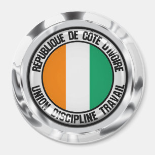 Emblem i Elfenbenskusten Kusten Magnet