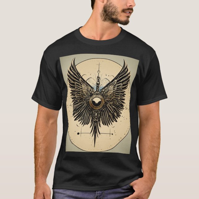 Emblem i flyg t shirt (Framsida)