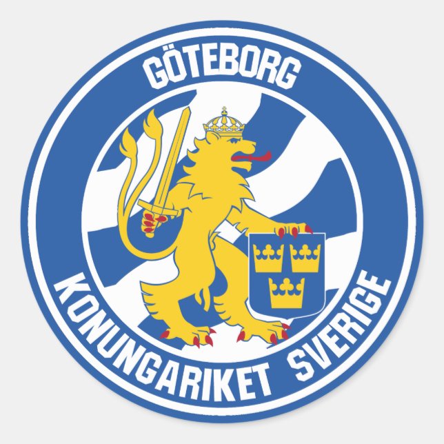 Emblem i Göteborgsrundan Runt Klistermärke (Framsida)