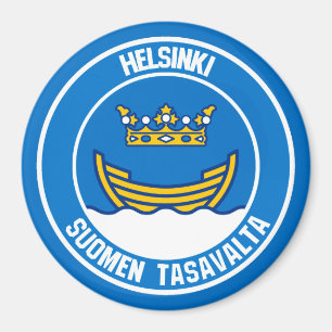 Emblem i Helsingforsrundan Magnet