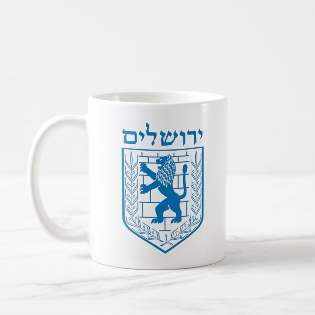 Emblem i Jerusalem Coffee Mugg (Vänster)