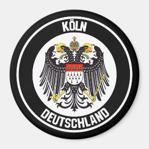 Emblem i Köln-rundan Magnet