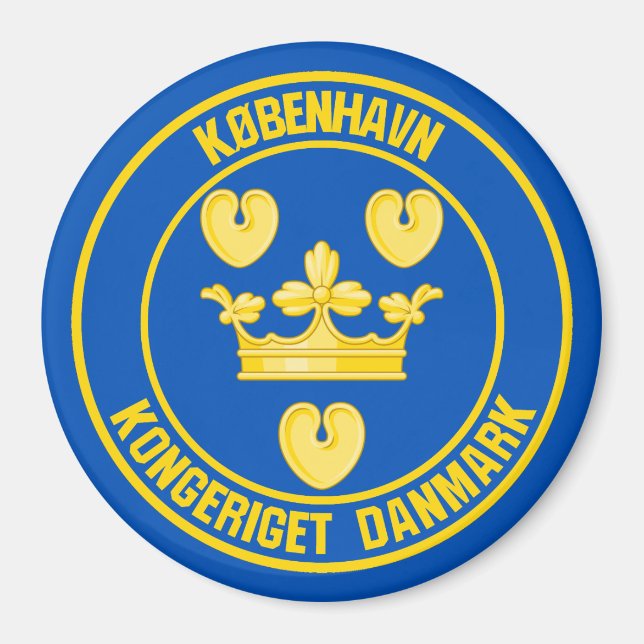Emblem i Köpenhamnsrundan Magnet (Framsidan)