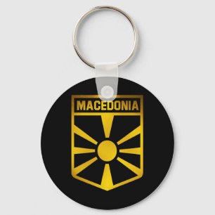 Emblem i Makedonien Nyckelring