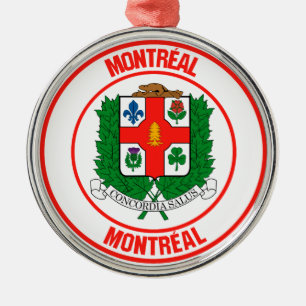 Emblem i Montrealrundan Julgransprydnad Metall