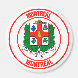Emblem i Montrealrundan Magnet