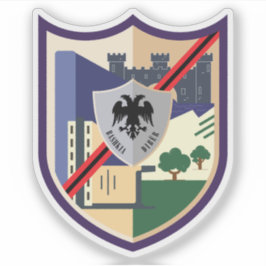 Emblem i Peshkopi, Albanien Klistermärken