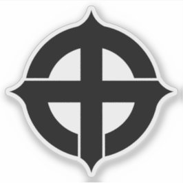 Emblem i staden Kagoshima, Kagoshima, Japan Klistermärken