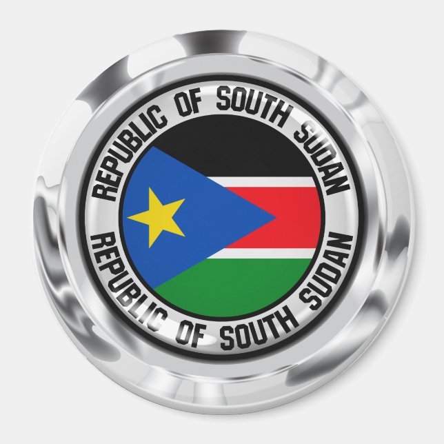 Emblem i Sydsudan Magnet (Framsidan)