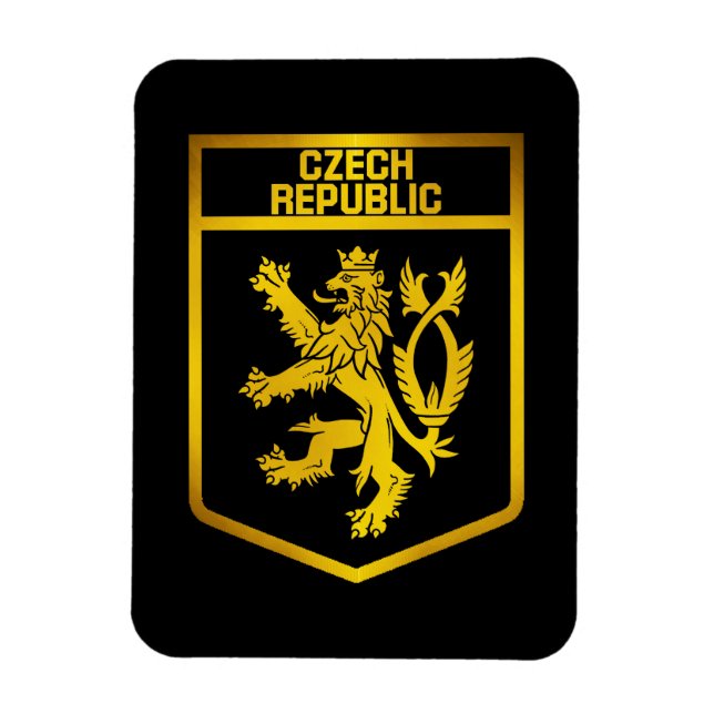 Emblem i Tjeckien Magnet (Vertikal)
