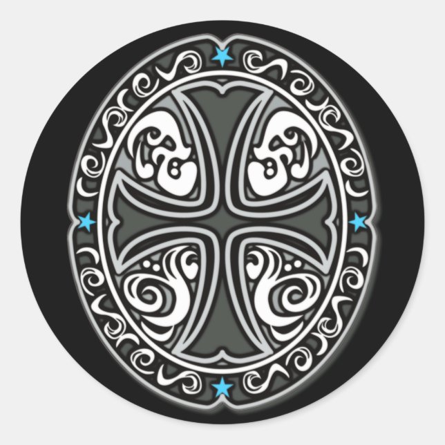 Emblem KOR Runt Klistermärke (Framsida)