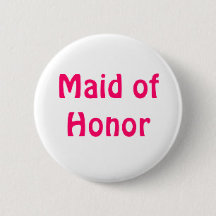 Emblem - maid of honor knapp