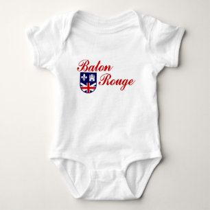 Emblem of Baton Rouge, Louisiana Baby Bodykostym T Shirt