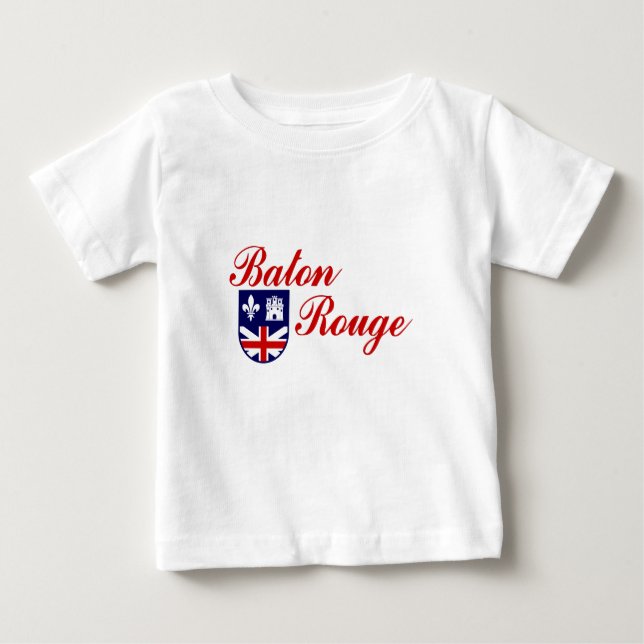 Emblem of Baton Rouge, Louisiana Baby T-Shirt (Framsida)