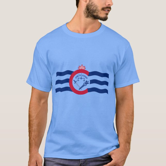 Emblem of Cincinnati, Ohio T Shirt (Framsida)