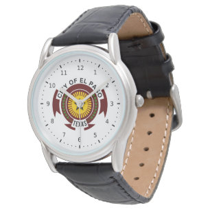 Emblem of City of El Paso, Texas Armbandsur