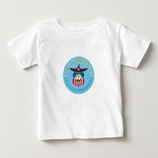 Emblem of Columbus, Ohio Baby T-Shirt (Framsida)