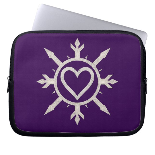 "Emblem of Love" Electronics Bag Laptop Fodral (Framsidan)