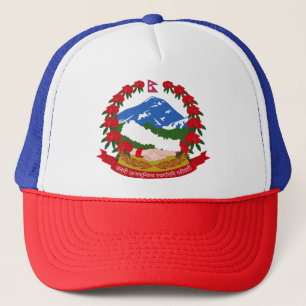 Emblem of Nepal Hat Keps
