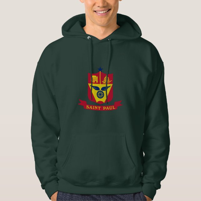 Emblem of St Paul, Minnesota Hoodie (Framsida)