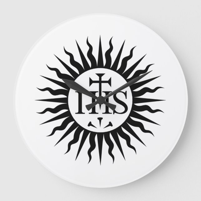 Emblem of the Society of Jesus Stor Klocka (Framsida)