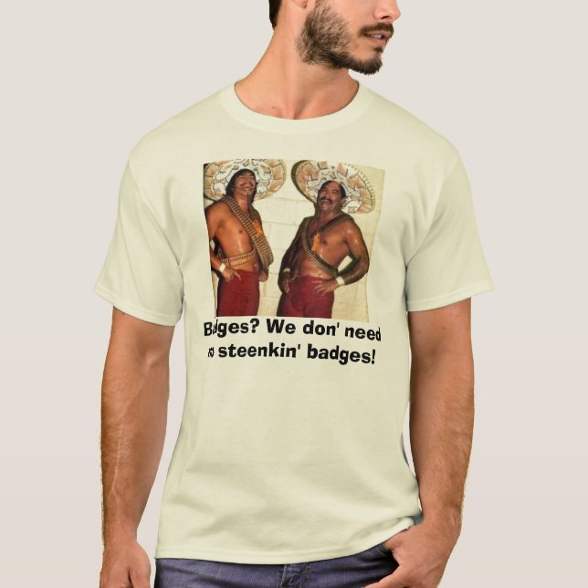 Emblem? Oss donbehov ingen steenkin b… Tee (Framsida)