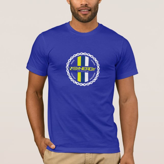 Emblem på blåttmedel tröja (Framsida)