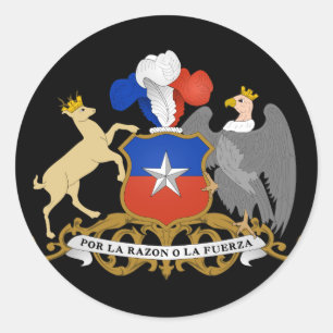 emblem runt klistermärke