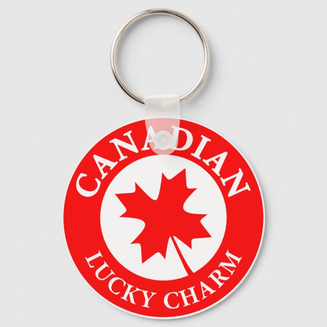 Emblema de la suerte de Canadá Nyckelring (Framsida)