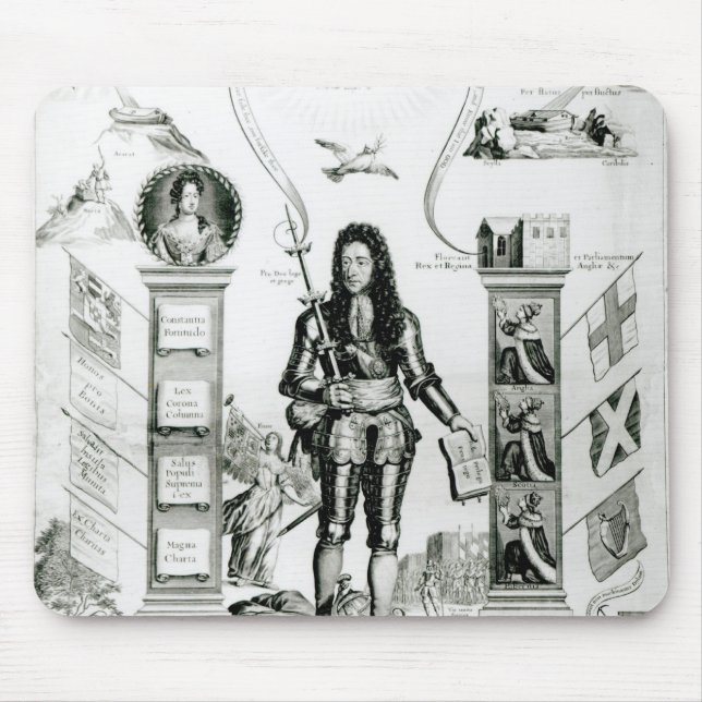 Emblemen av England, Oktober 1690 Musmatta (Framsidan)