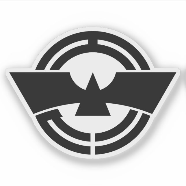 Emblemet Ebina, Kanagawa Klistermärken (Framsida)