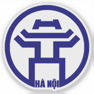 Emblemet Hanoi, Vietnam Klistermärken