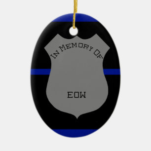 Emblemprydnad för anpassade EOW Julgransprydnad Keramik
