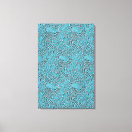 Embossad i mål canvastryck