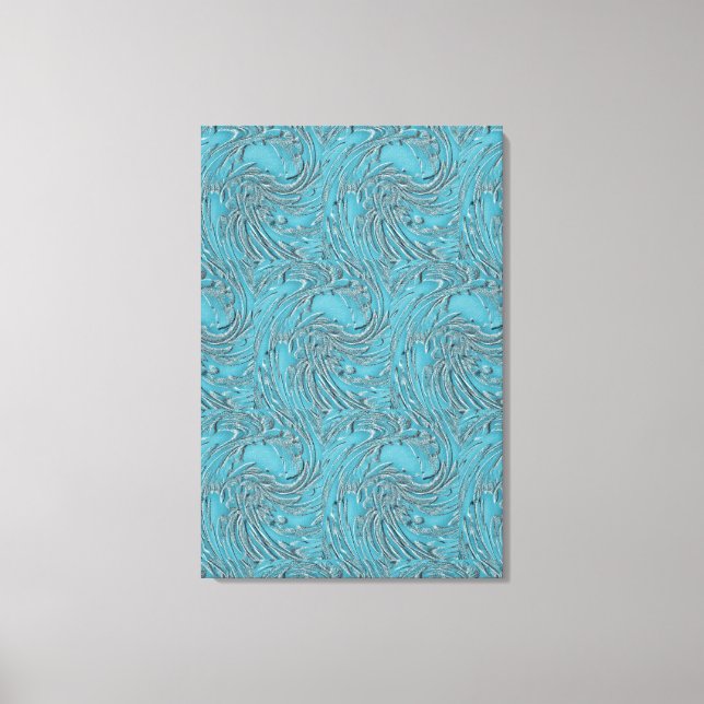 Embossad i mål canvastryck (Framsida)