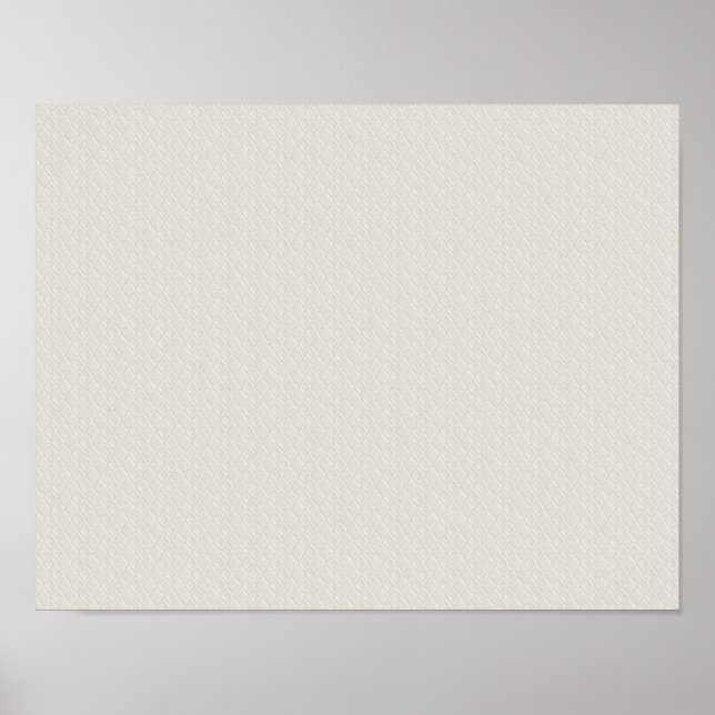 EMBOSSED ARGYLE MODERN WHITE TRASA POSTER (Framsidan)
