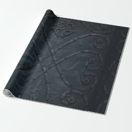 Embossed Black Metall Presentpapper
