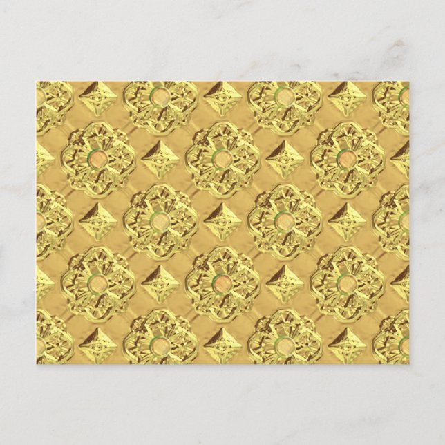 Embossed Gold Foil Vykort (Framsida)