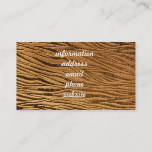 Embossed Guld-läderbild Visitkort