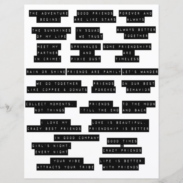 Embossed Ord om du vill klippa ut skräppost Journa (Framsida)